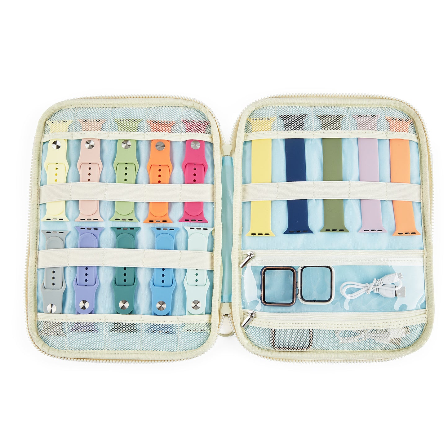 “You Look Awesome Today” Bands Organizer – Watch Band and Cable Storage Pouch - BandsOfTheDay