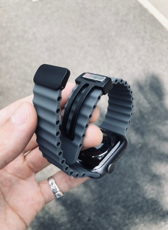 Ocean-Inspired Breathable Silicone Magnetic Watch Band - BandsOfTheDay