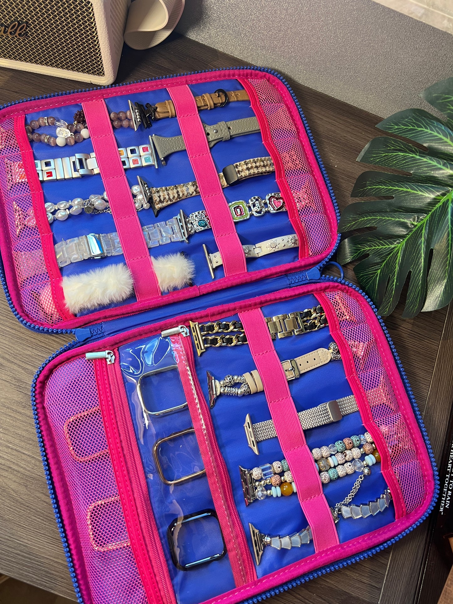 “You Look Awesome Today” Bands Organizer – Watch Band and Cable Storage Pouch - BandsOfTheDay