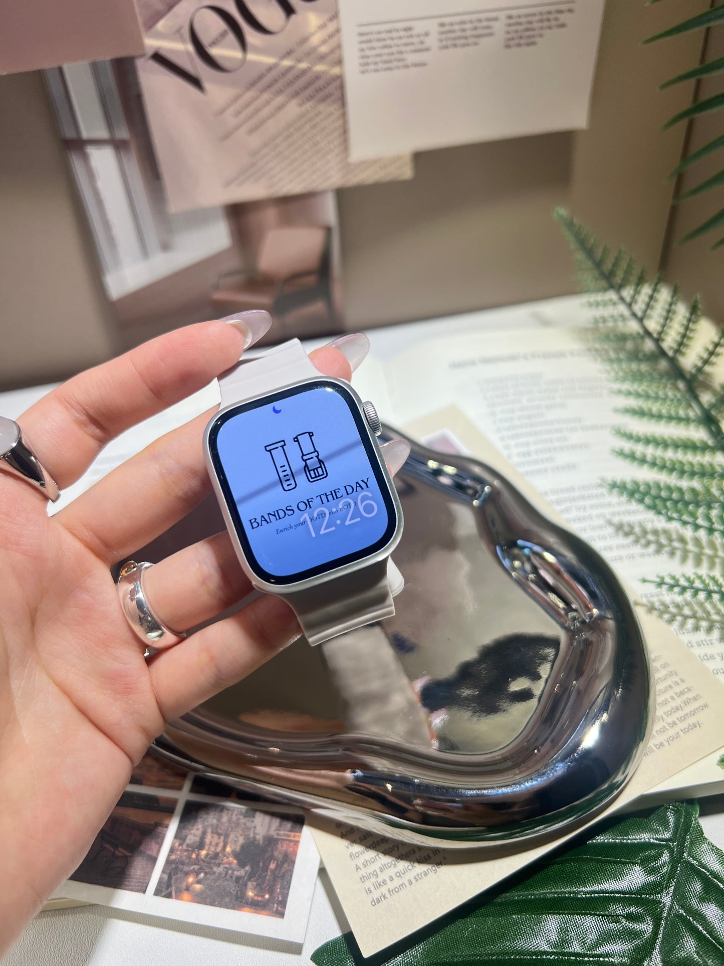 Ocean-Inspired Breathable Silicone Magnetic Watch Band - BandsOfTheDay