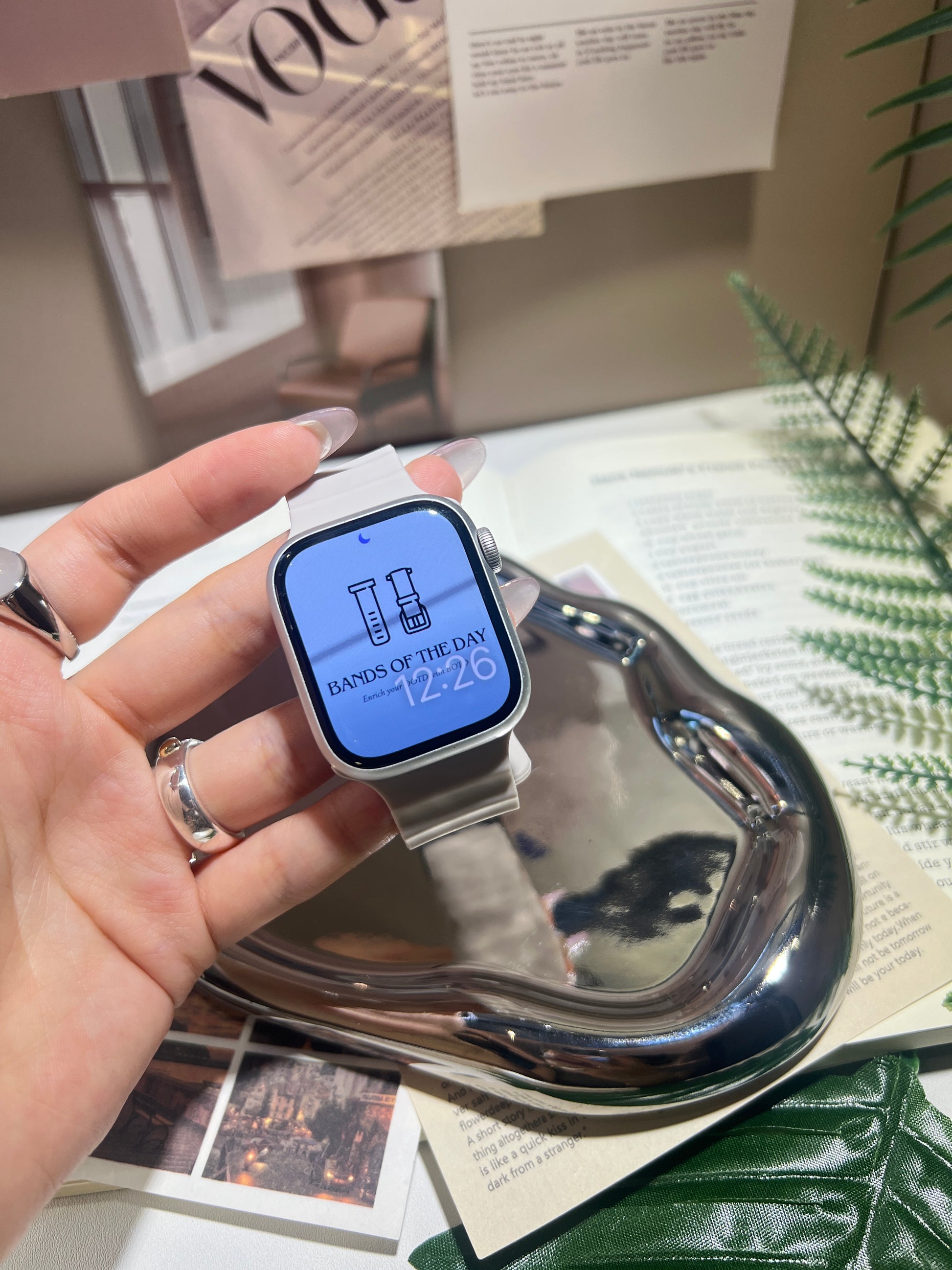 Ocean-Inspired Breathable Silicone Magnetic Watch Band - BandsOfTheDay