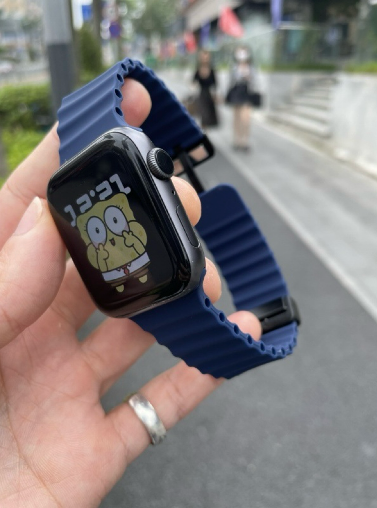 Ocean-Inspired Breathable Silicone Magnetic Watch Band - BandsOfTheDay