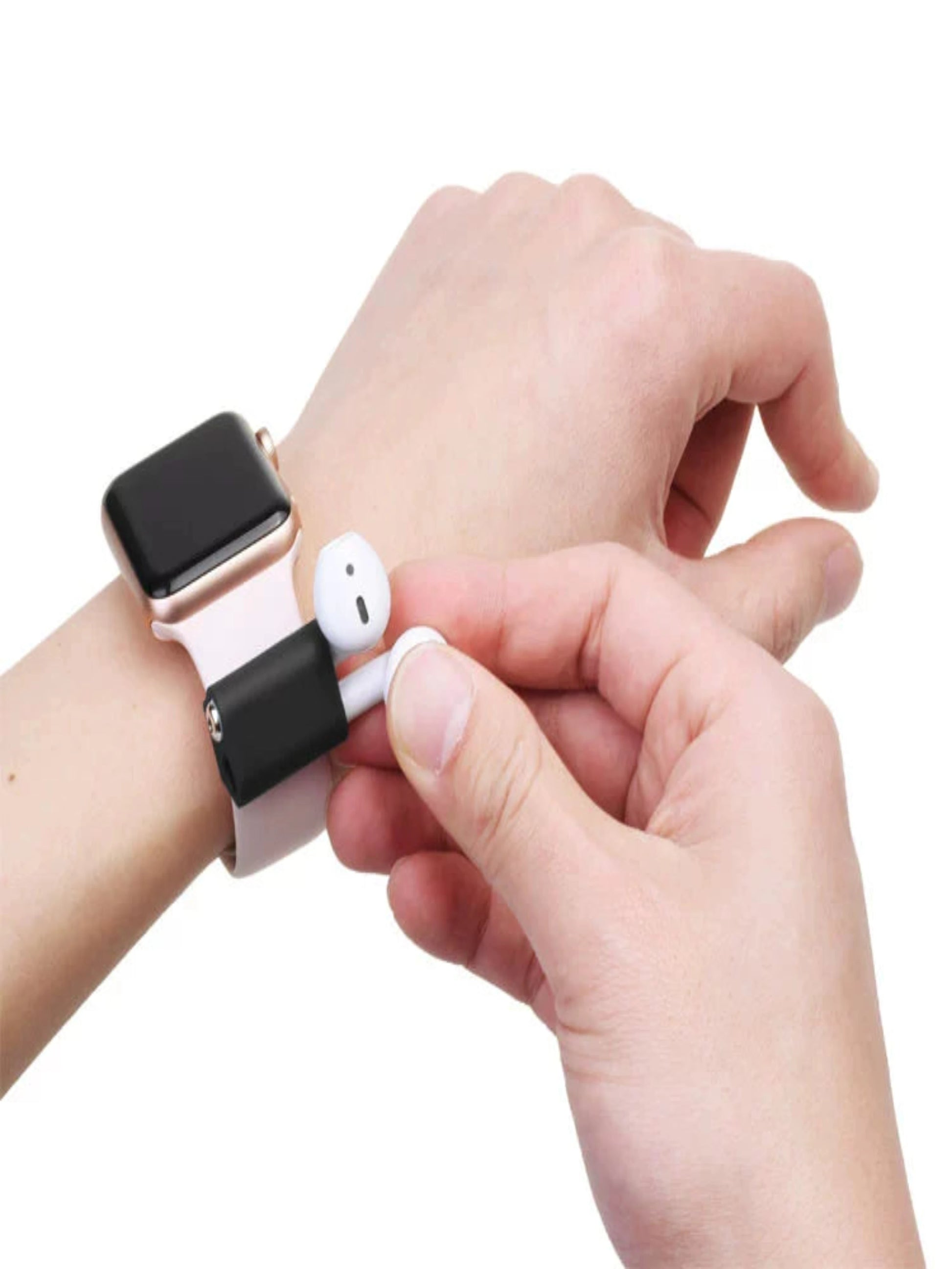 Silicone Earbud Holder Band – Anti-Loss Sport Case for AirPods - BandsOfTheDay